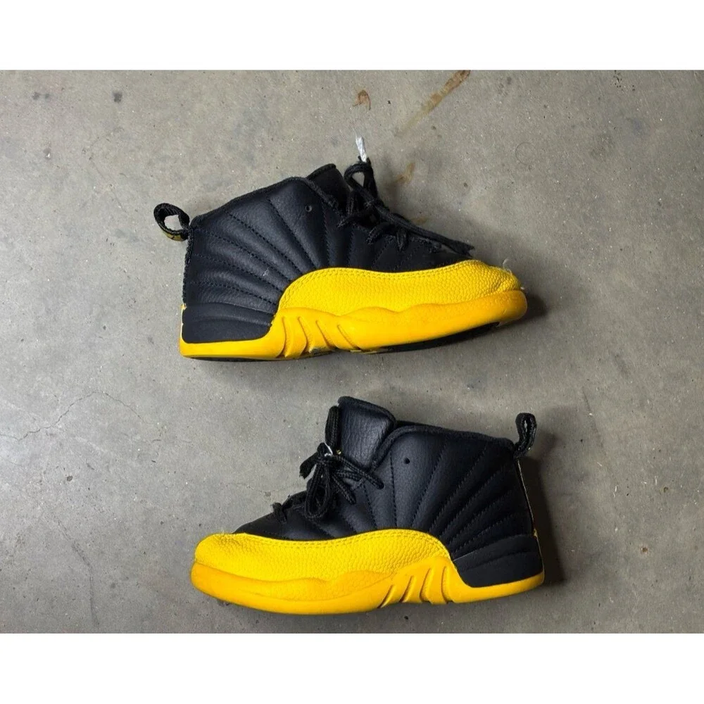 Nike Air Jordan 12 Retro University Gold 850000-070 TD Toddler Size 9C No Box